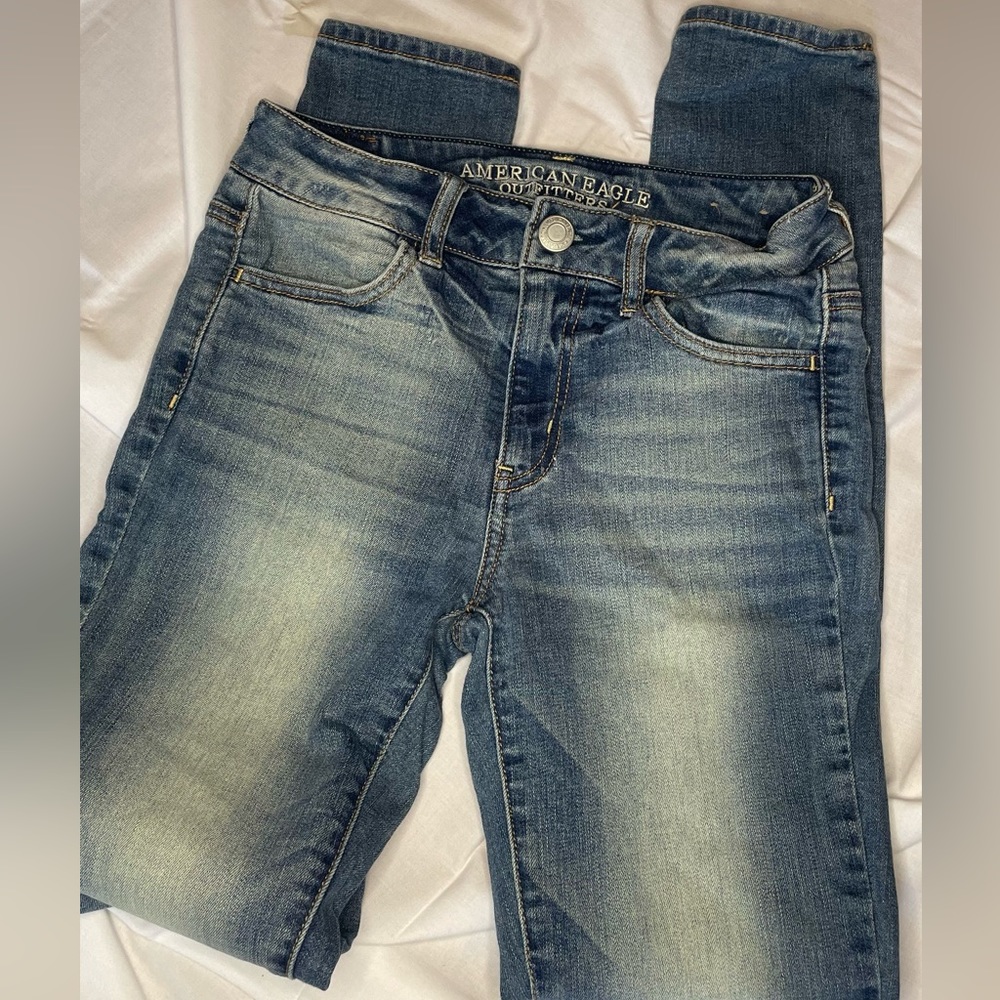 American Eagle Hi Rise Skinny Jeans